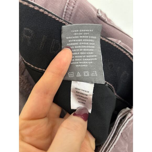 Torrid Jeans Womens 14 Purple Bombshell Skinny Crop High Rise Stretch - Picture 5 of 5